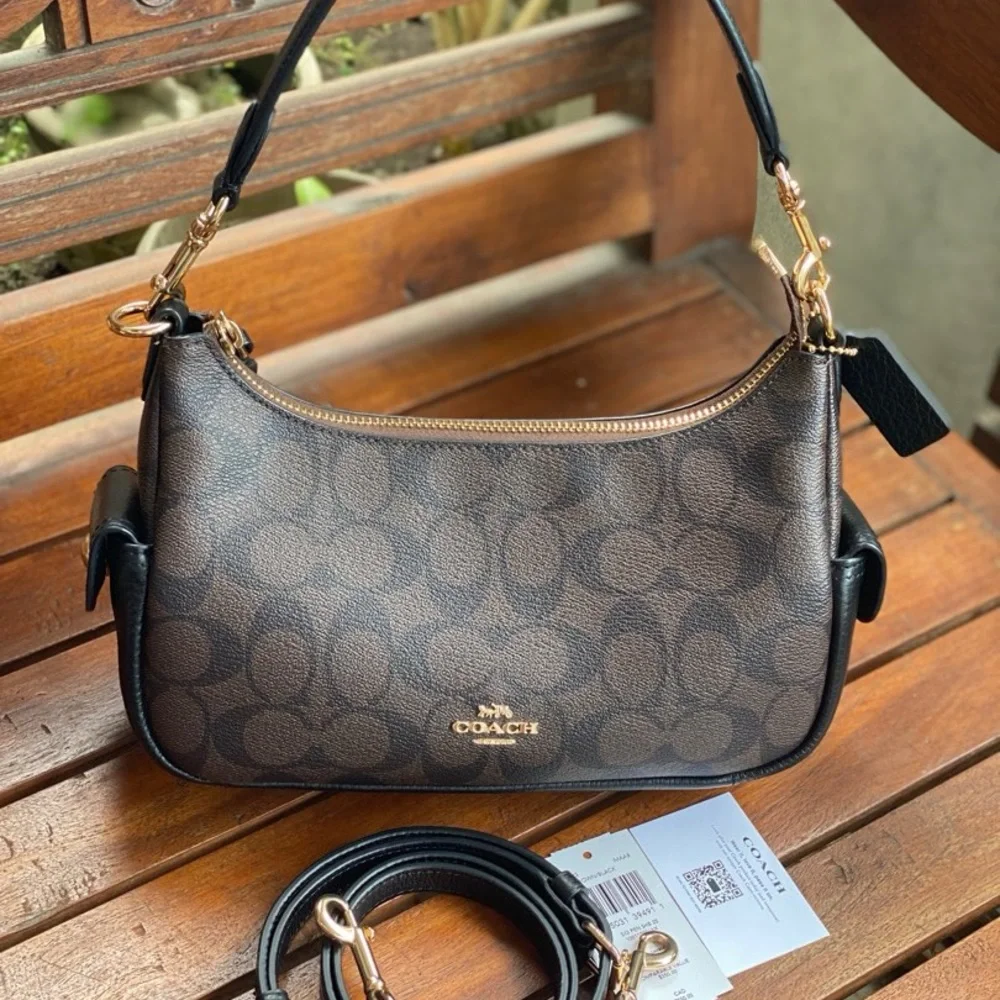 Coach Shoulder Bag Crossbody Signature Purce